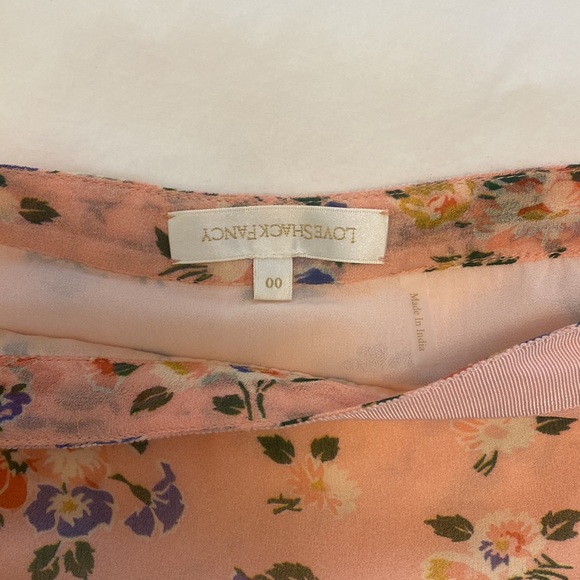 LoveShackFancy Adonis Silk Skirt Pink - Picture 7 of 7